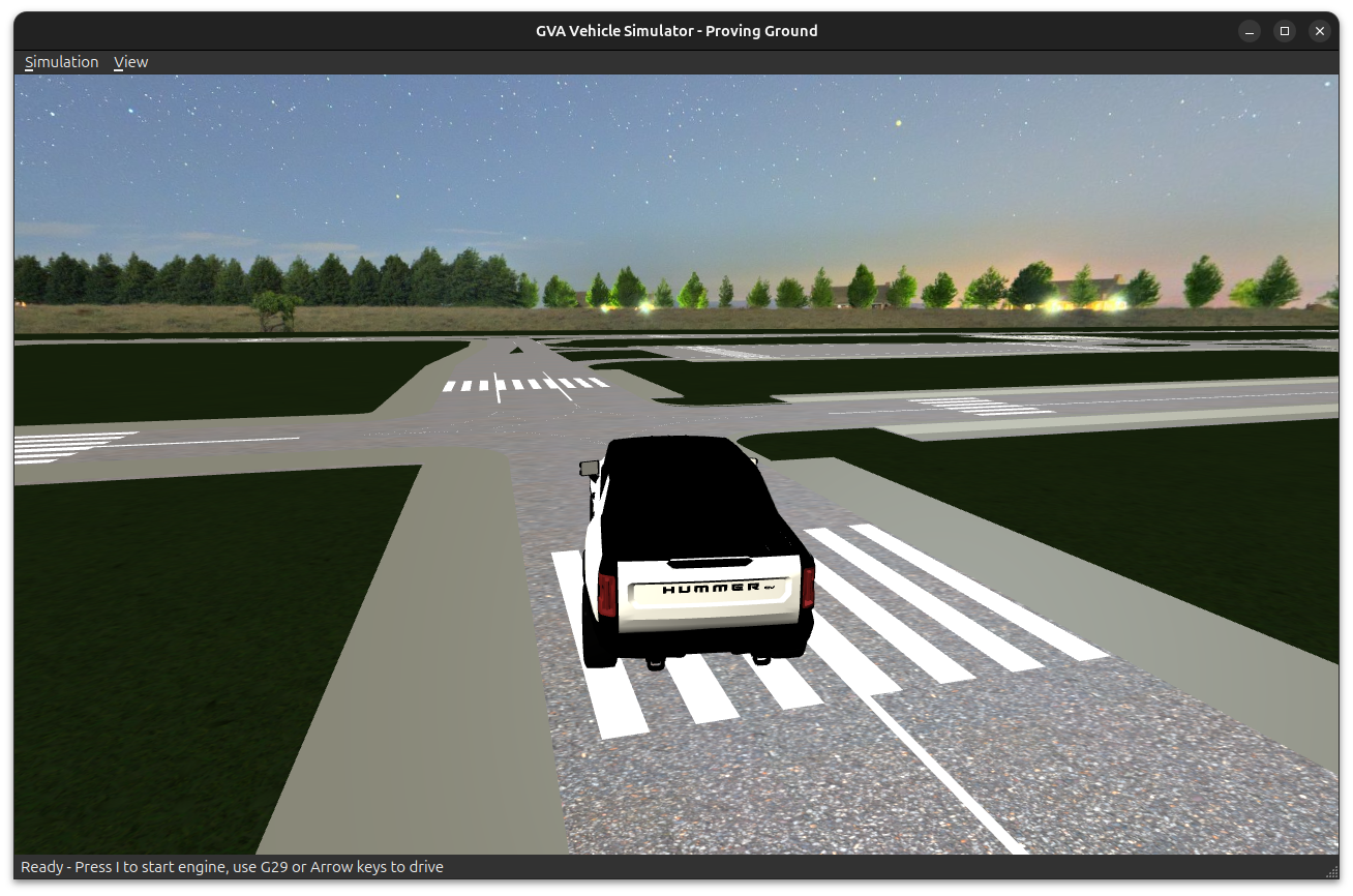 Vehicle Simulator Third Person View