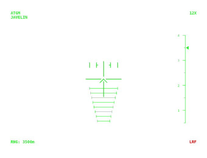 Reticle Waterfall Long Range