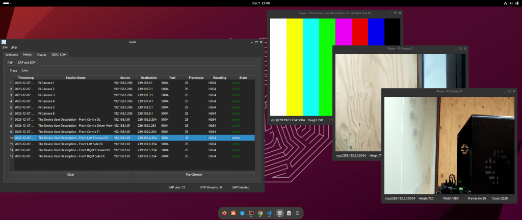 ToolX video debugging GUI
